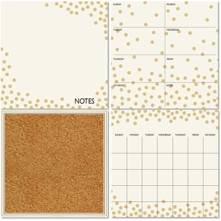 BACK2BASICS Gold Confetti Organization Kit BA2532171